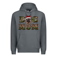Rock chriistmas dog mom with german shepherd Premium Hoodie - RanaPortraitStore