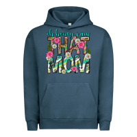 Pigment Midnight Navy oh honey i am that mom mothers day Urban Hoodie - texasbilliewilder
