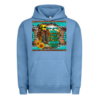 Pigment Pebble Blue keep your soul clean and your boots dirty Urban Hoodie - RanaPortraitStore