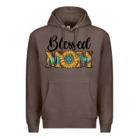 Coffee blessed mom Premium Hoodie - RanaPortraitStore