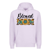 Lilac blessed mom Premium Hoodie - RanaPortraitStore