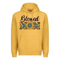 Mustard blessed mom Premium Hoodie - RanaPortraitStore