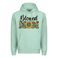 Seafoam blessed mom Premium Hoodie - RanaPortraitStore