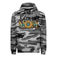 Slate Camo blessed mom Premium Hoodie - RanaPortraitStore
