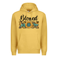 Antique Gold blessed mom Premium Hoodie - RanaPortraitStore