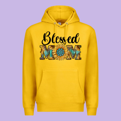 Blessed Mom Premium Hoodie Designed By Ranaportraitstore