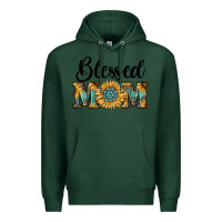 Sports Green blessed mom Premium Hoodie - RanaPortraitStore