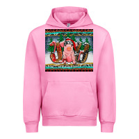 Fuchsia Pink joy pig Urban Hoodie - RanaPortraitStore