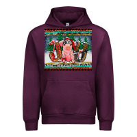 Mauve Wine joy pig Urban Hoodie - RanaPortraitStore