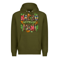 Army Green nacho average mini Premium Hoodie - Zillion Design Studio