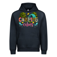 Navy camping vibes Urban Hoodie - Zillion Design Studio