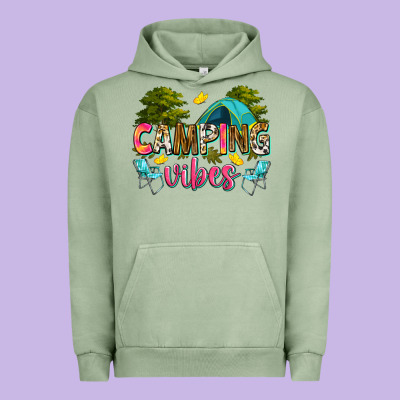 Camping Vibes Urban Hoodie Designed By Zillion Design Studio