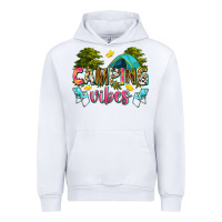 White camping vibes Urban Hoodie - Zillion Design Studio