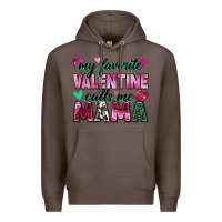 Coffee my favorite valentine calls me mama Premium Hoodie - Zillion Design Studio