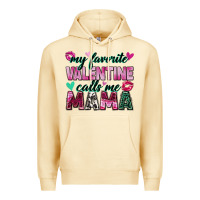 Pina Colada my favorite valentine calls me mama Premium Hoodie - Zillion Design Studio