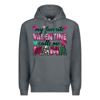 Rock my favorite valentine calls me mama Premium Hoodie - Zillion Design Studio