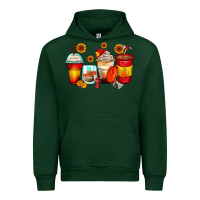Forest Green firefighter coffee cups Urban Hoodie - Zillion Design Studio