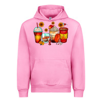 Fuchsia Pink firefighter coffee cups Urban Hoodie - Zillion Design Studio