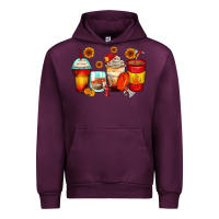 Mauve Wine firefighter coffee cups Urban Hoodie - Zillion Design Studio