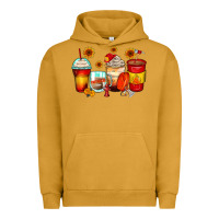 Pigment Peanut Butter firefighter coffee cups Urban Hoodie - Zillion Design Studio