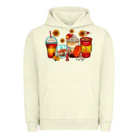 Pigment Pistachio firefighter coffee cups Urban Hoodie - Zillion Design Studio