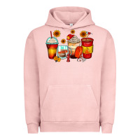 Pigment Salmon firefighter coffee cups Urban Hoodie - Zillion Design Studio
