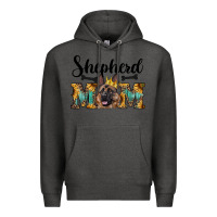 Charcoal Heather shepherd mom western Premium Hoodie - RanaPortraitStore