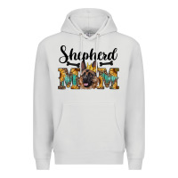 Dove Grey shepherd mom western Premium Hoodie - RanaPortraitStore