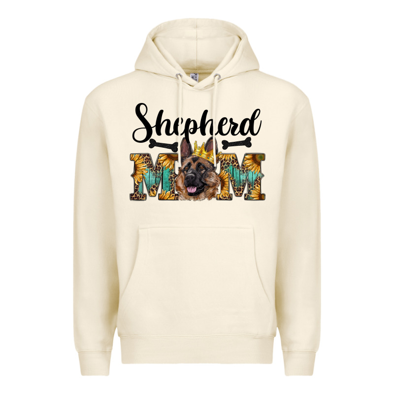 Shepherd Mom Western Premium Hoodie by RanaPortraitStore | Teevron
