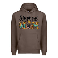 Coffee shepherd mom western Premium Hoodie - RanaPortraitStore