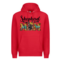 Red shepherd mom western Premium Hoodie - RanaPortraitStore