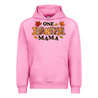 Fuchsia Pink one thankful mama Urban Hoodie - texasbilliewilder