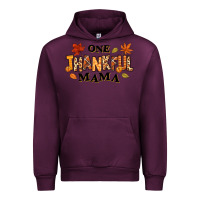 Mauve Wine one thankful mama Urban Hoodie - texasbilliewilder
