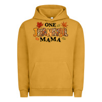 Pigment Peanut Butter one thankful mama Urban Hoodie - texasbilliewilder