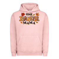 Pigment Salmon one thankful mama Urban Hoodie - texasbilliewilder