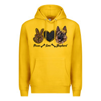 Lemon peace love shepherd Premium Hoodie - RanaPortraitStore