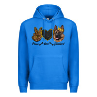 True Royal peace love shepherd Premium Hoodie - RanaPortraitStore