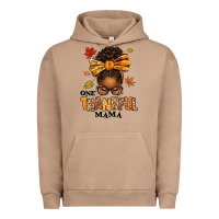 Pigment Burro one thankful mama afro messy bun Urban Hoodie - texasbilliewilder