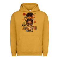 Pigment Peanut Butter one thankful mama afro messy bun Urban Hoodie - texasbilliewilder