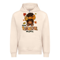 Sandshell one thankful mama afro messy bun Urban Hoodie - texasbilliewilder