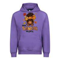 Tulip one thankful mama afro messy bun Urban Hoodie - texasbilliewilder