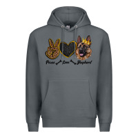 Rock peace love shepherd Premium Hoodie - RanaPortraitStore