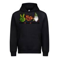Black peace love gnomes christmas Urban Hoodie - RanaPortraitStore