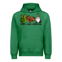 Emerald peace love gnomes christmas Urban Hoodie - RanaPortraitStore