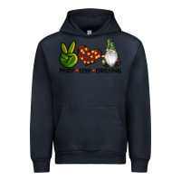 Navy peace love gnomes christmas Urban Hoodie - RanaPortraitStore