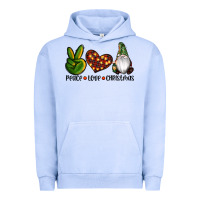 Pigment Grape Ice peace love gnomes christmas Urban Hoodie - RanaPortraitStore