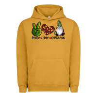 Pigment Peanut Butter peace love gnomes christmas Urban Hoodie - RanaPortraitStore