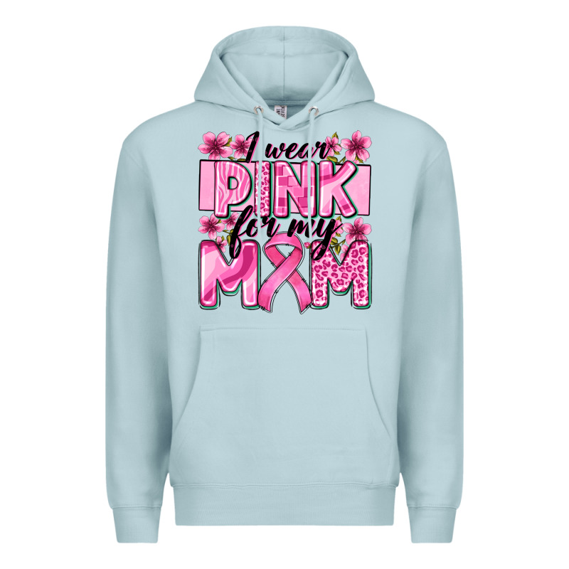 I Wear Pink For My Mom Premium Hoodie by Zillion Design Studio | Teevron