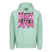 Seafoam i wear pink for my mom Premium Hoodie - Zillion Design Studio