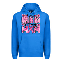 True Royal i wear pink for my mom Premium Hoodie - Zillion Design Studio